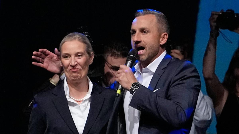 Source-supplied image for: Far-right Alternative for Germany party wins big in regional election but falls short of majority