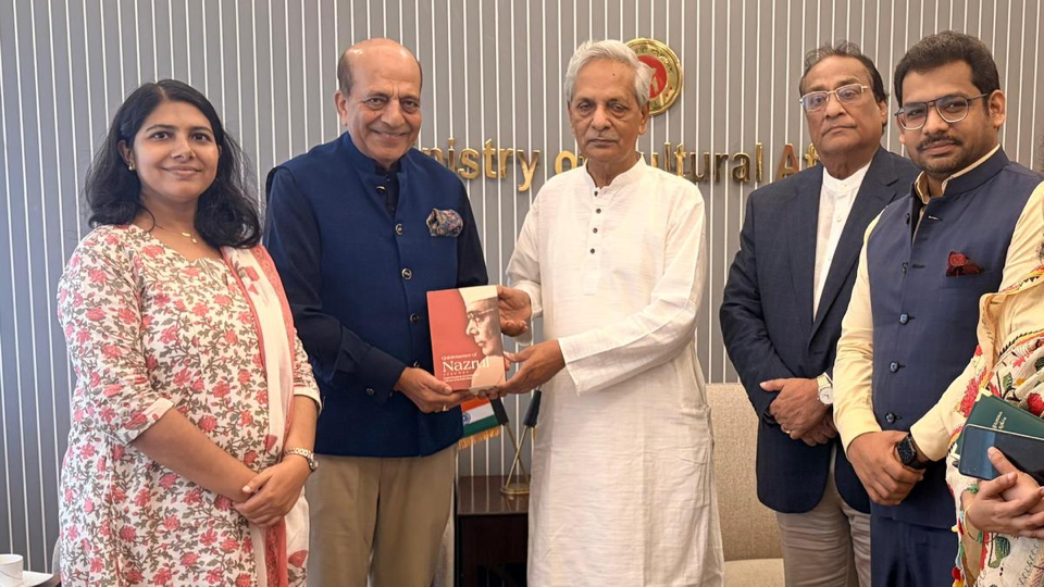 Source-supplied image for: India, Bangladesh discuss cultural cooperation during ‘Nazrul Borsho’