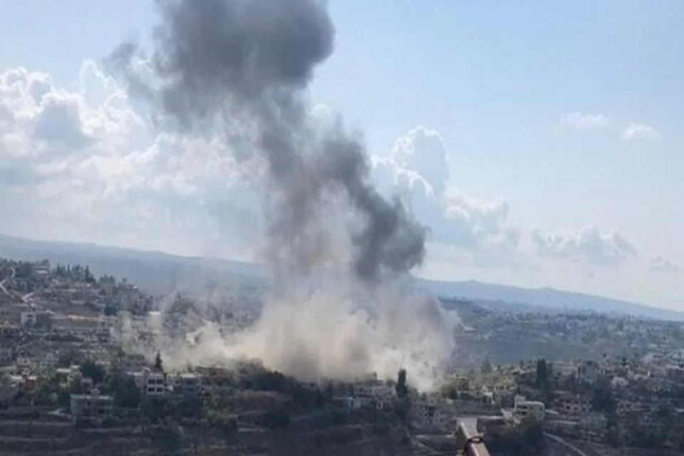 Source-supplied image for: Israeli drone hits vehicle in southern Lebanon